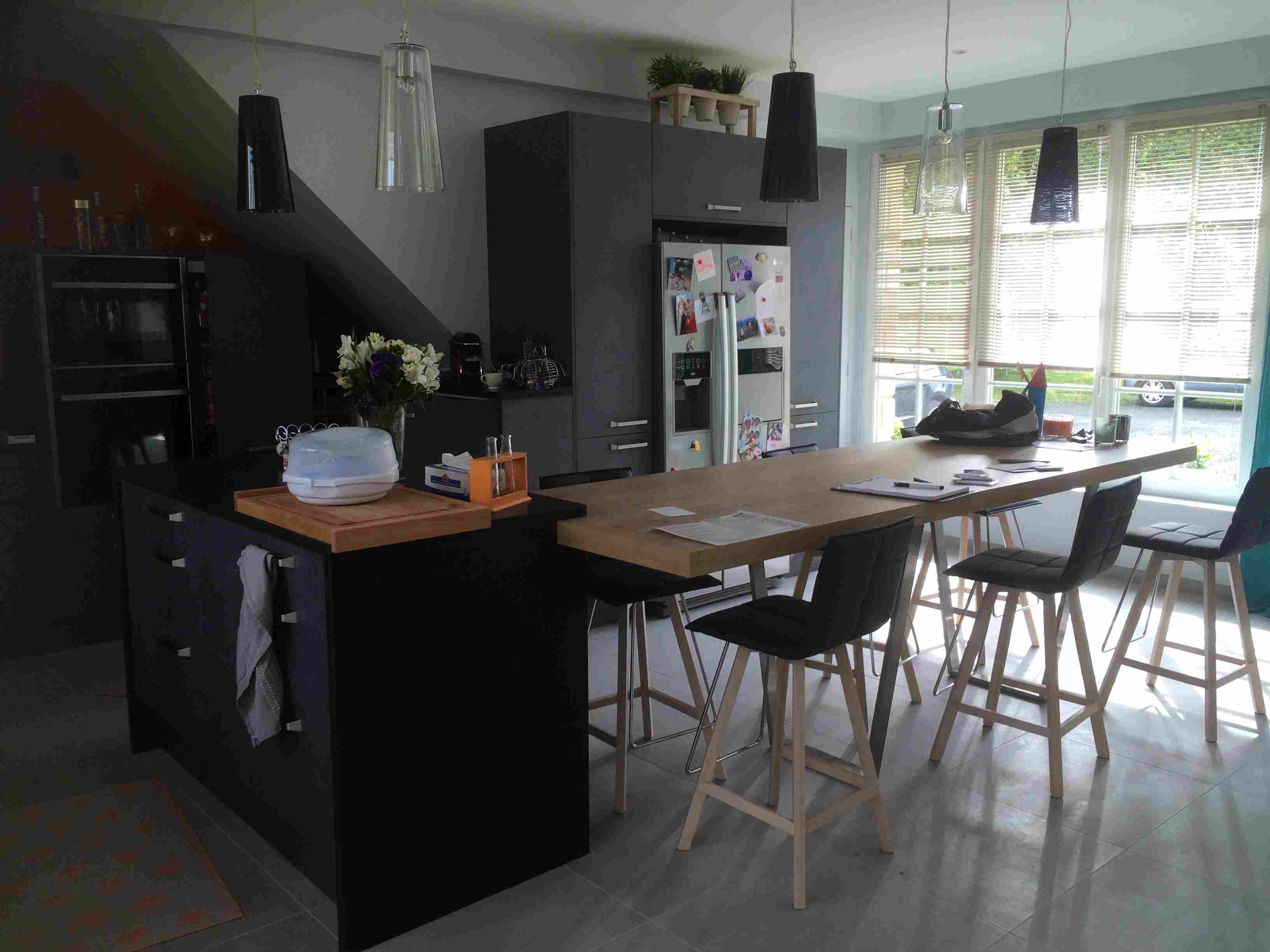 Erqunvillers ilôt central cuisine modene